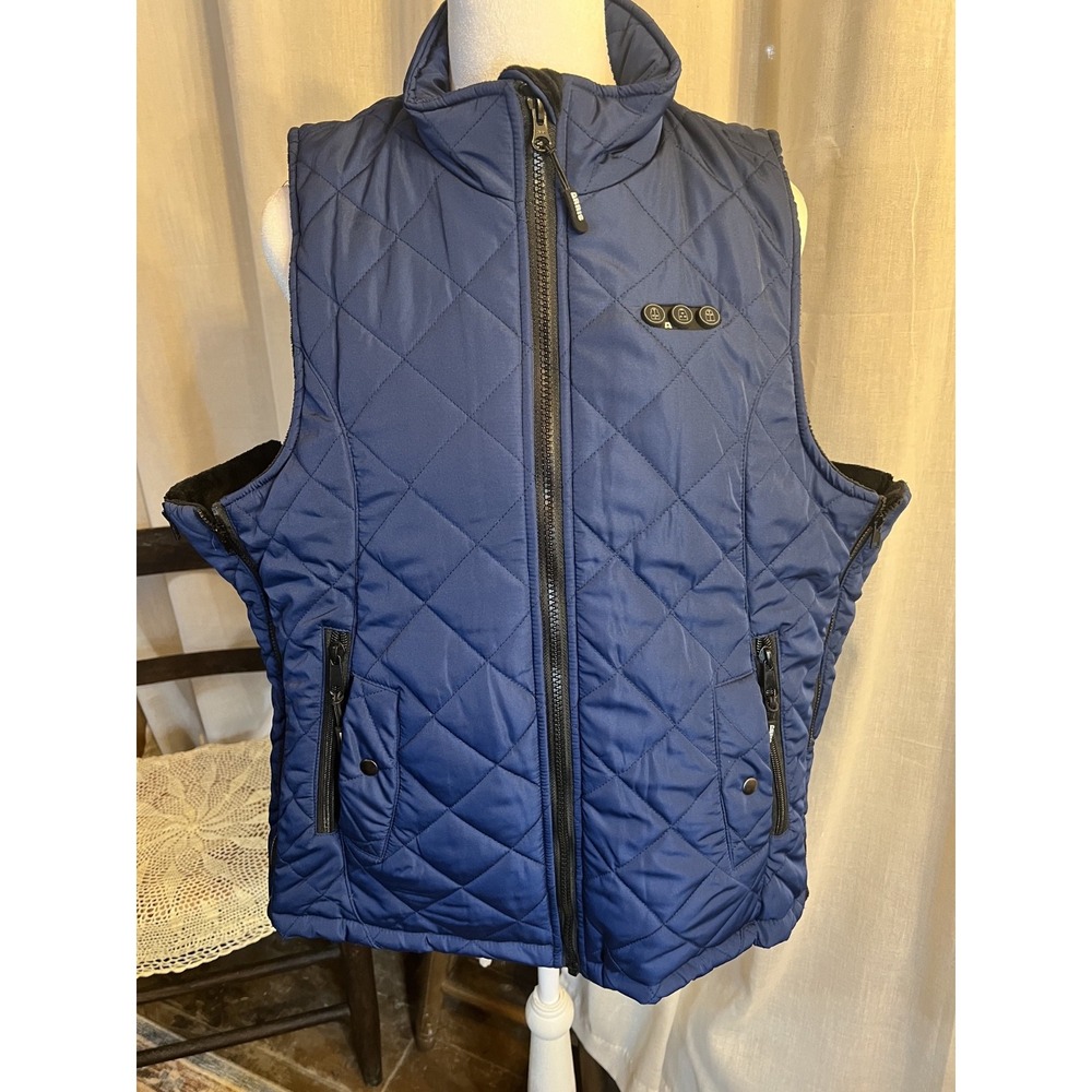 NWT Arris Women's Heated Vest With 7.4V Battery Pack Size Adjustable Quilted